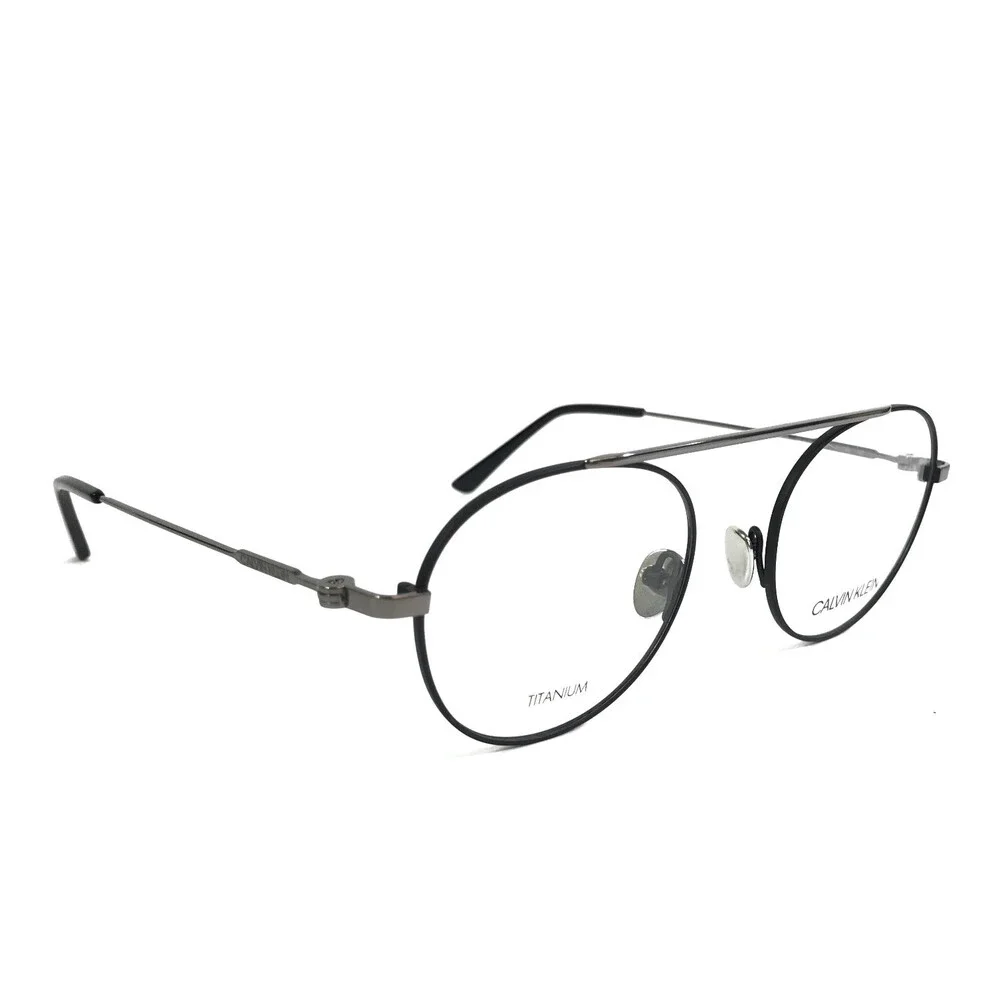 Calvin Klein Eyeglasses Frames CK19151 001 Matte Black Silver 50-20-145